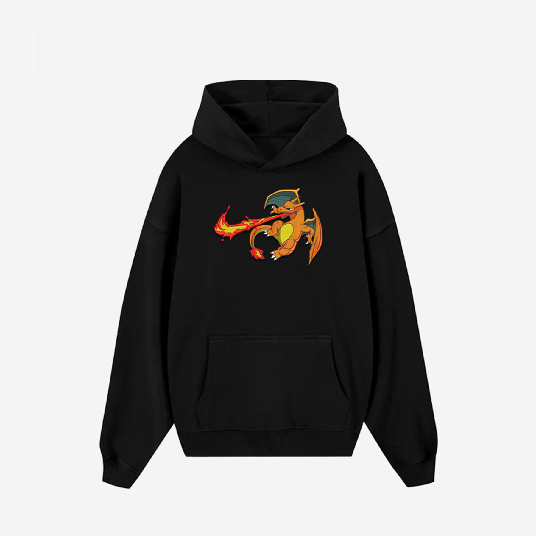 Unisex "Pokémon" Anime Embroidered Top