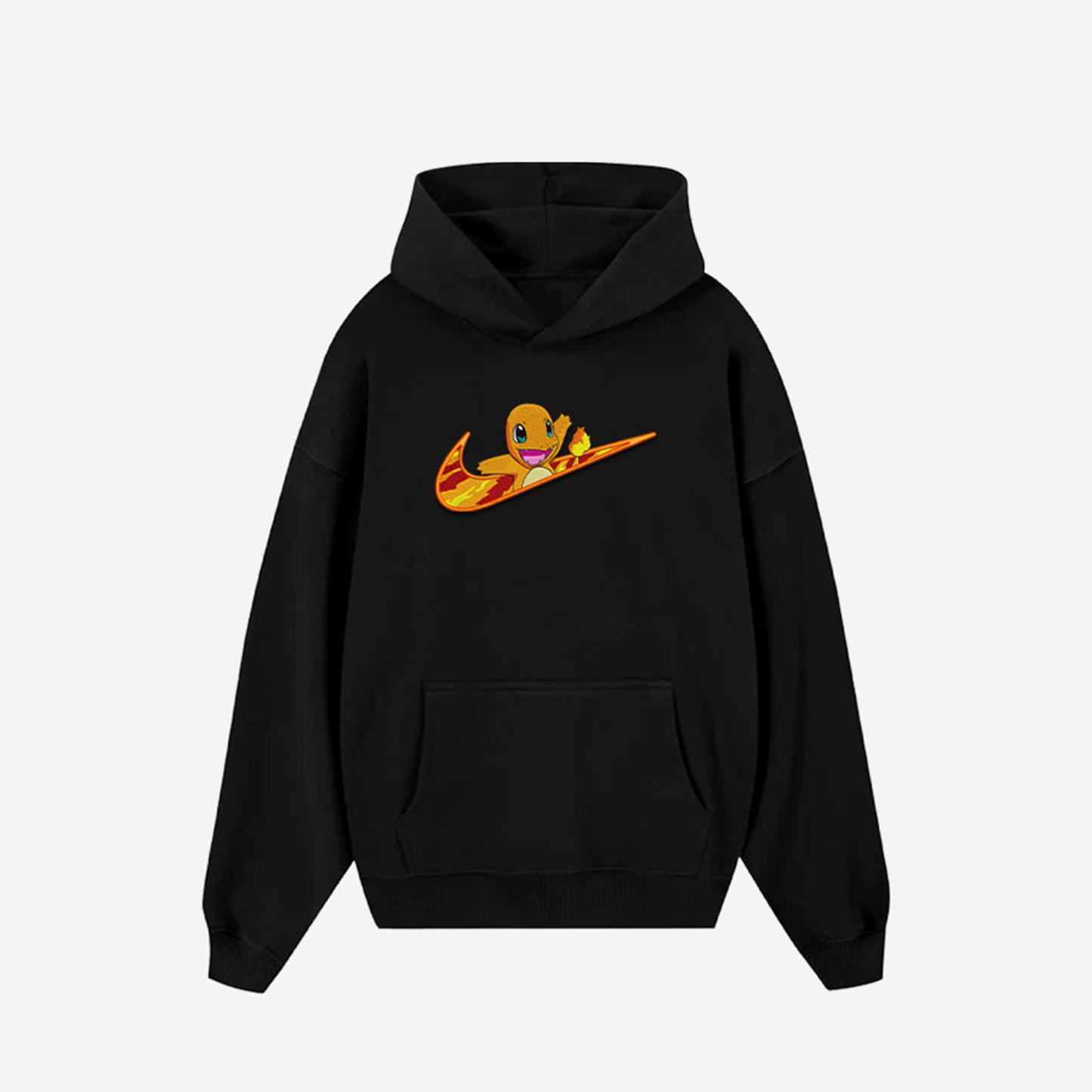 Unisex "Pokémon" Anime Embroidered Top