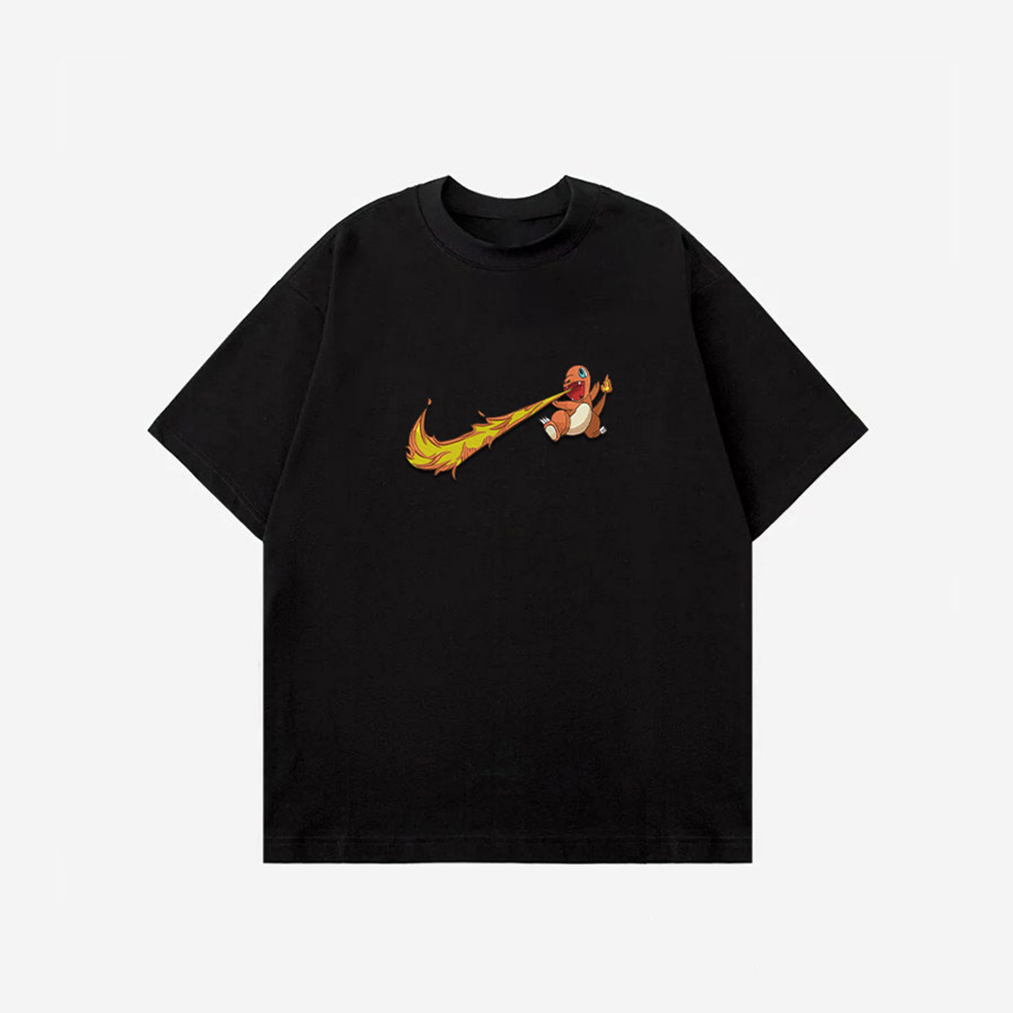 Unisex "Pokémon" Anime Embroidered Top