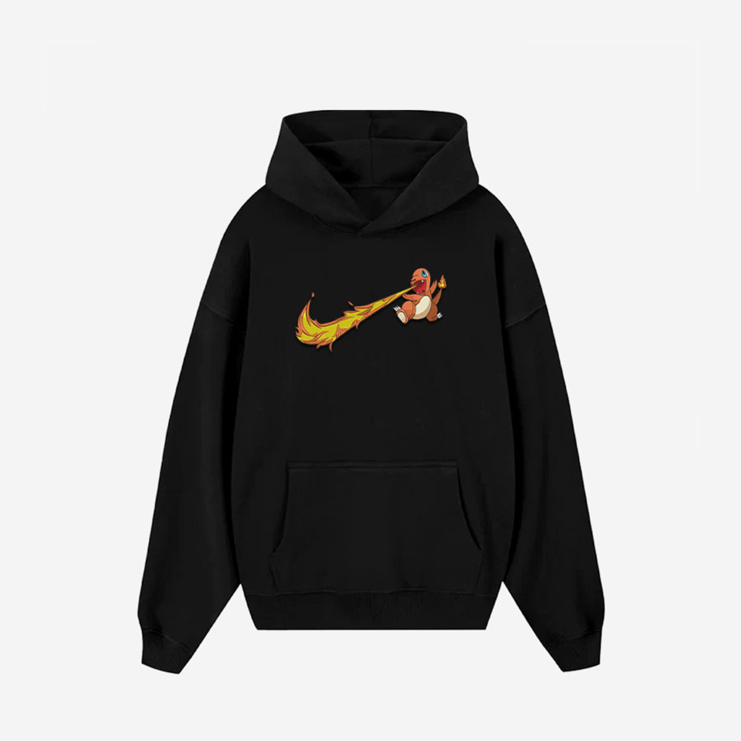 Unisex "Pokémon" Anime Embroidered Top