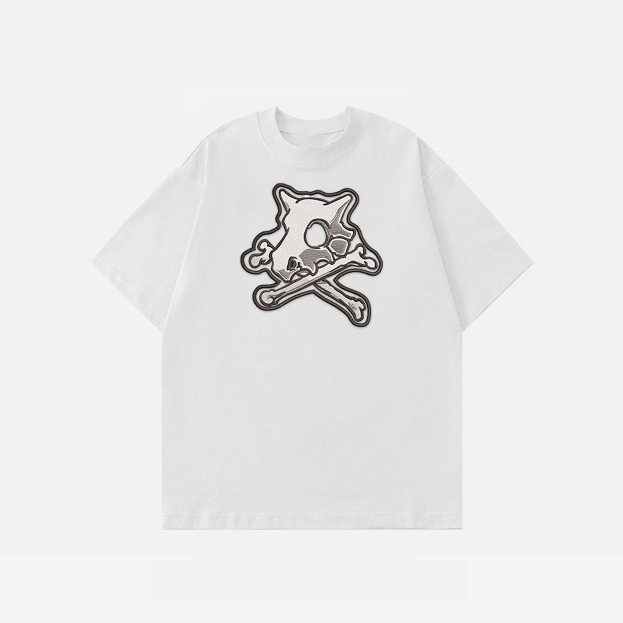 Unisex "Pokémon" Anime Embroidered Top