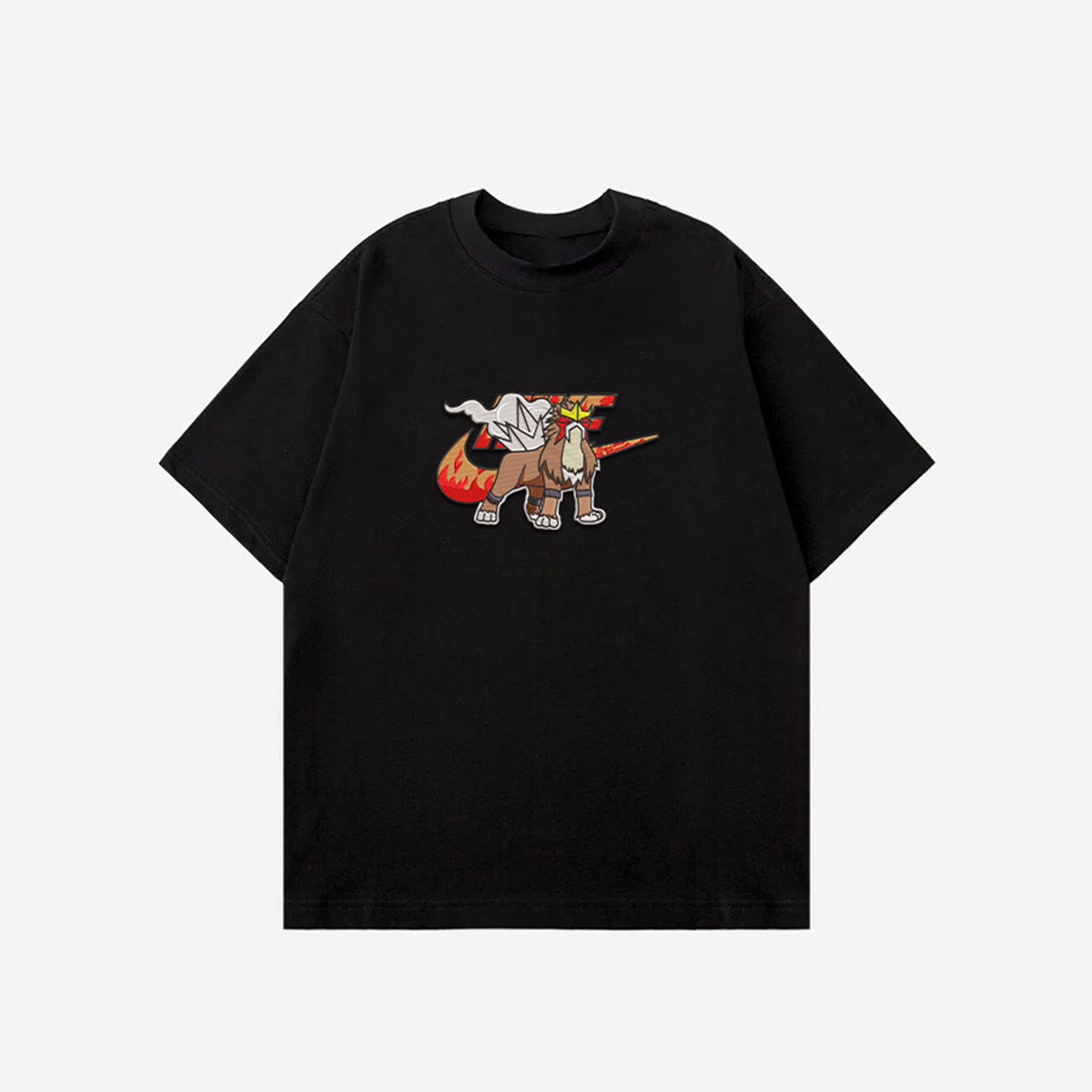 Unisex "Pokémon" Anime Embroidered Top