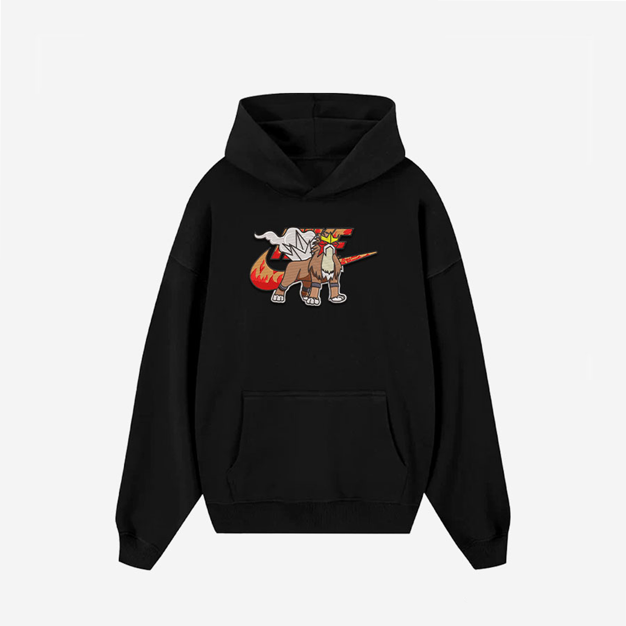 Unisex "Pokémon" Anime Embroidered Top