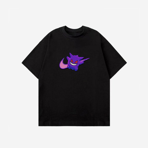 Unisex "Pokémon" Anime Embroidered Top