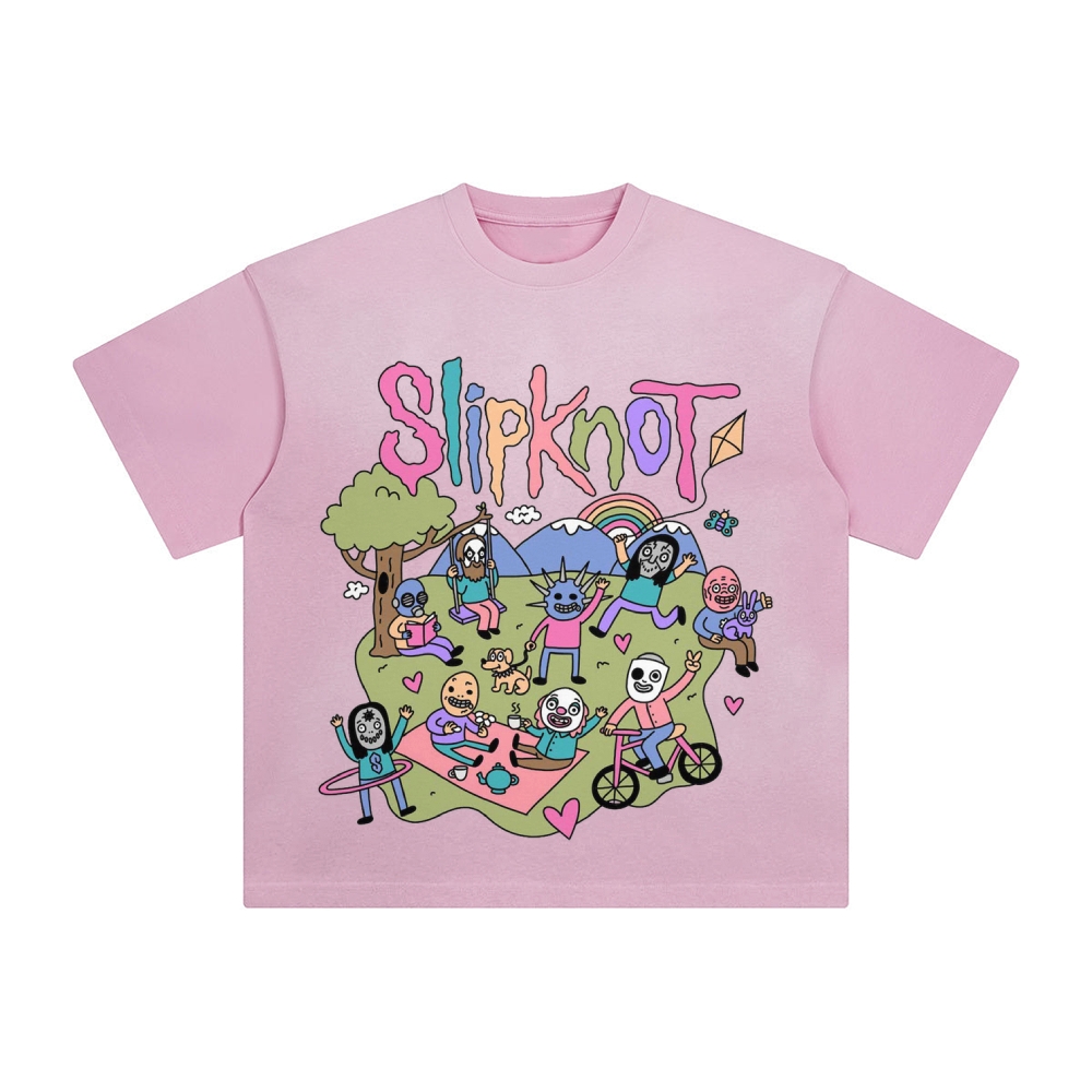 Slipknot Unisex Vintage Washed T-Shirt-Teegamechanger