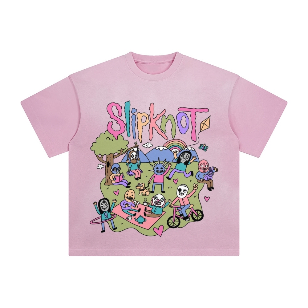 Slipknot Unisex Vintage Washed T-Shirt-Teegamechanger