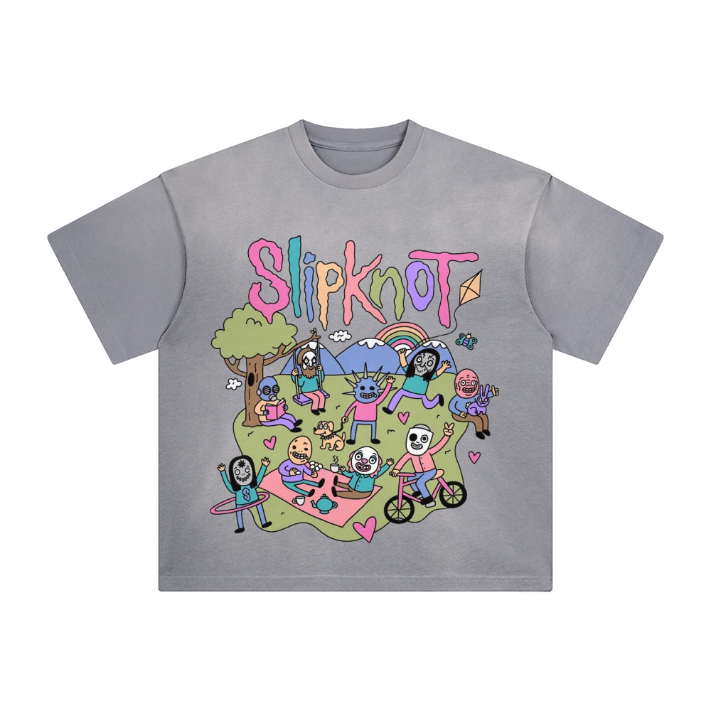 Slipknot Unisex Vintage Washed T-Shirt-Teegamechanger