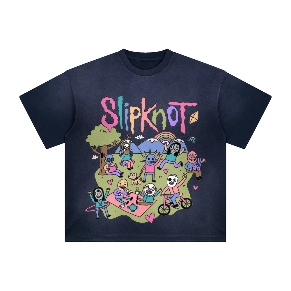 Slipknot Unisex Vintage Washed T-Shirt-Teegamechanger