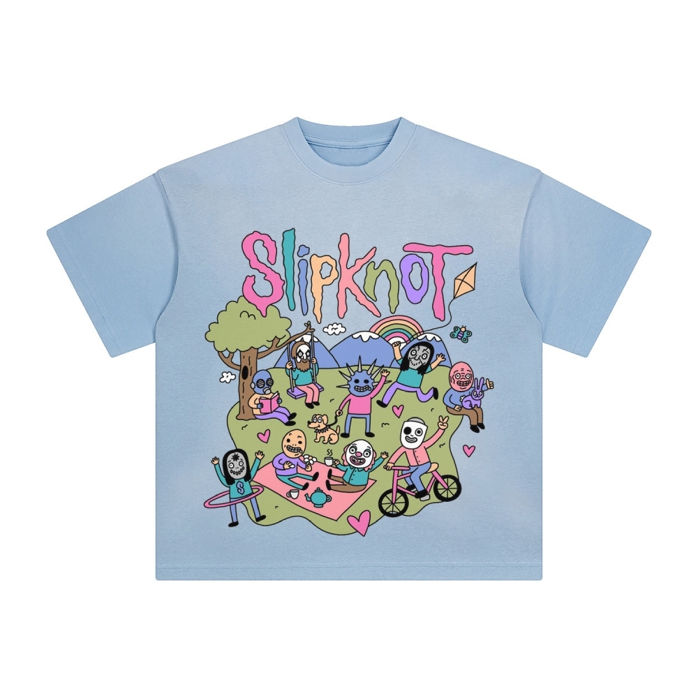 Slipknot Unisex Vintage Washed T-Shirt-Teegamechanger