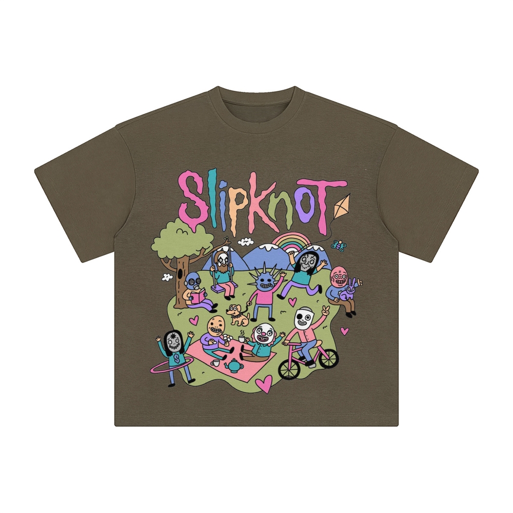 Slipknot Unisex Vintage Washed T-Shirt-Teegamechanger