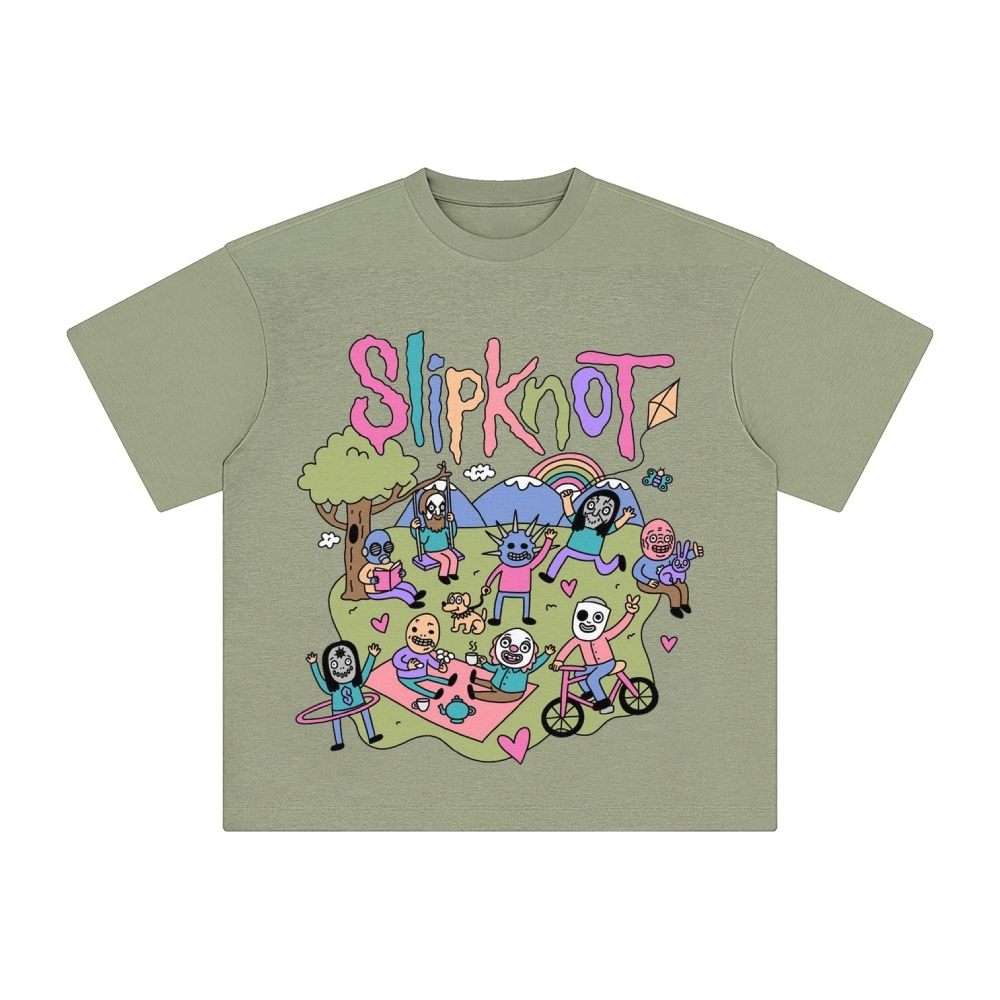 Slipknot Unisex Vintage Washed T-Shirt-Teegamechanger