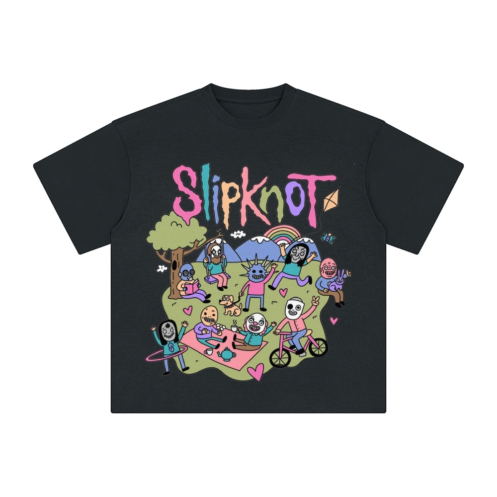 Slipknot Unisex Vintage Washed T-Shirt-Teegamechanger