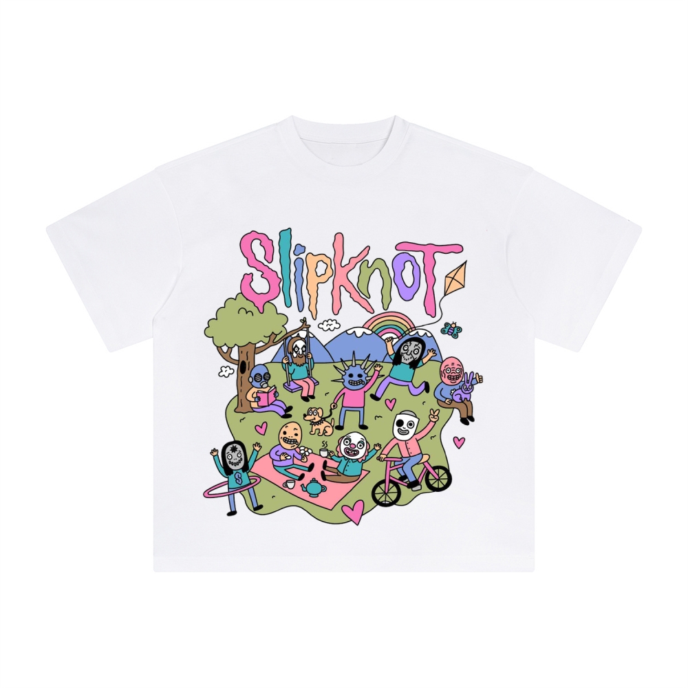 Slipknot Unisex Vintage Washed T-Shirt-Teegamechanger