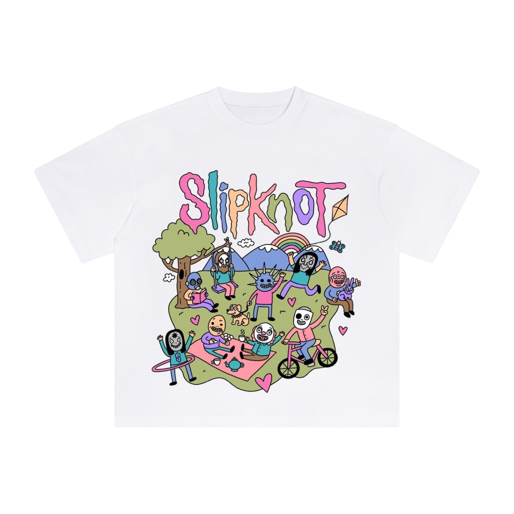 Slipknot Unisex Vintage Washed T-Shirt-Teegamechanger