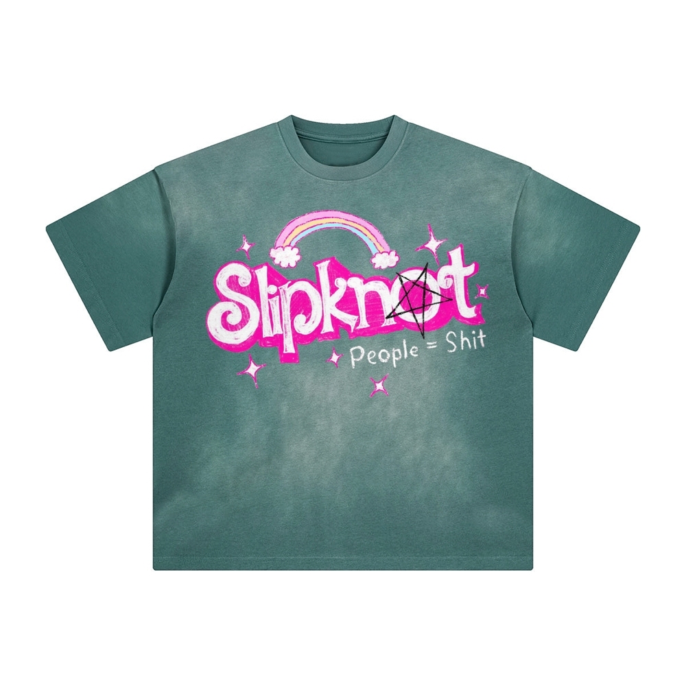 Slipknot&People Unisex Vintage Washed T-Shirt-Teegamechanger