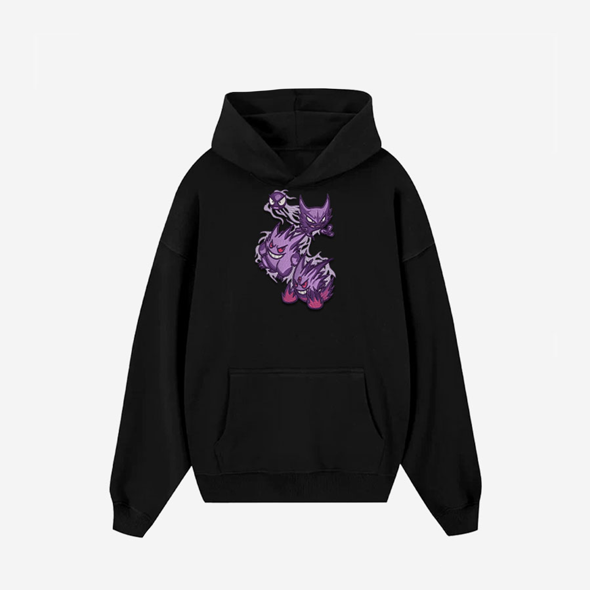 Unisex "Pokémon" Anime Embroidered Top