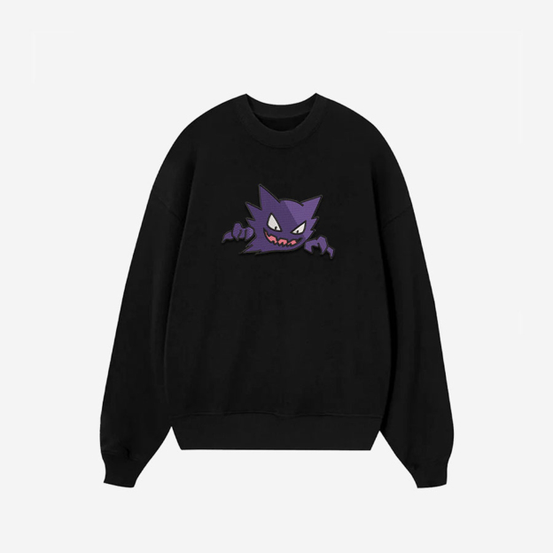 Unisex "Pokémon" Anime Embroidered Top