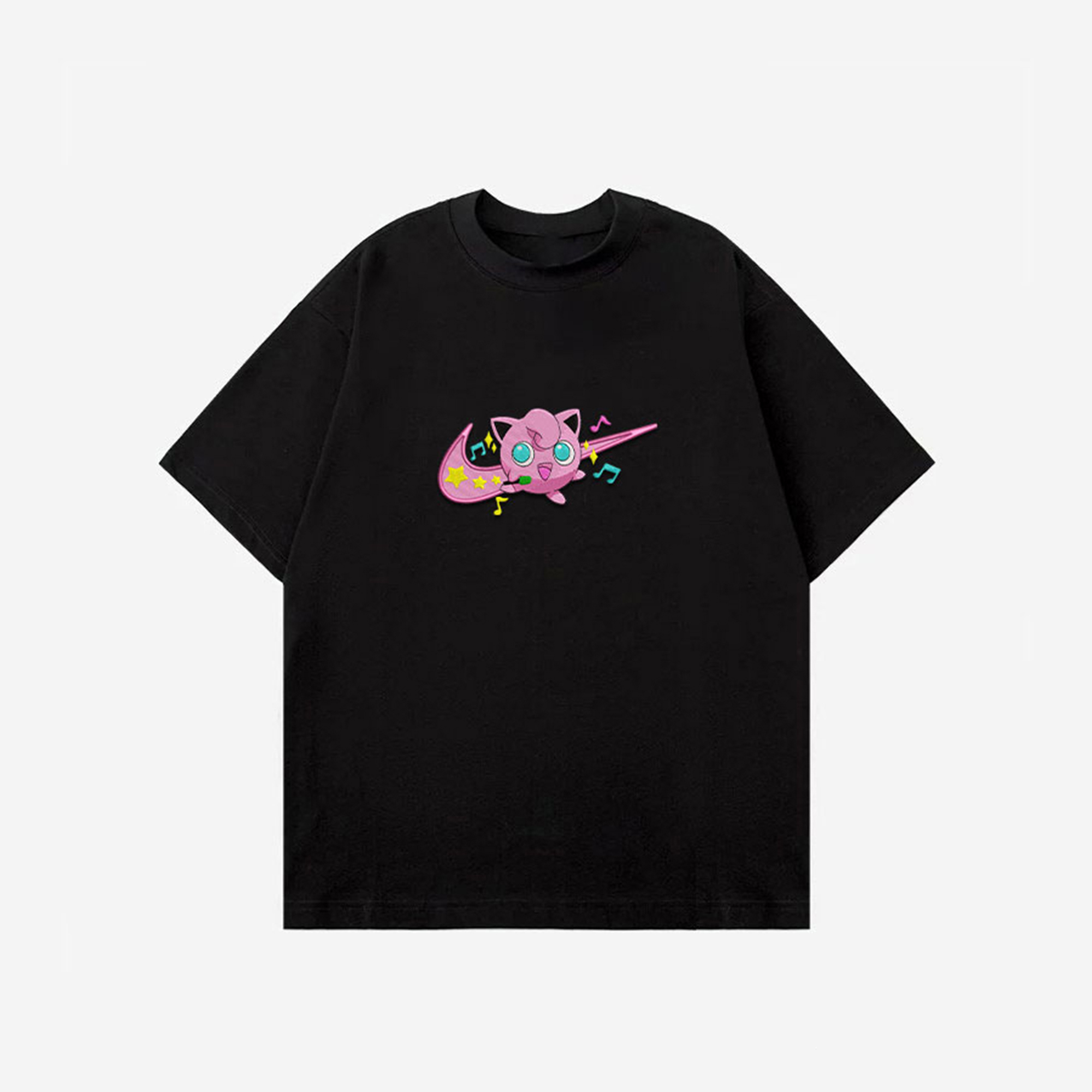 Unisex "Pokémon" Anime Embroidered Top