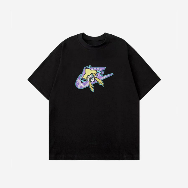 Unisex "Pokémon" Anime Embroidered Top