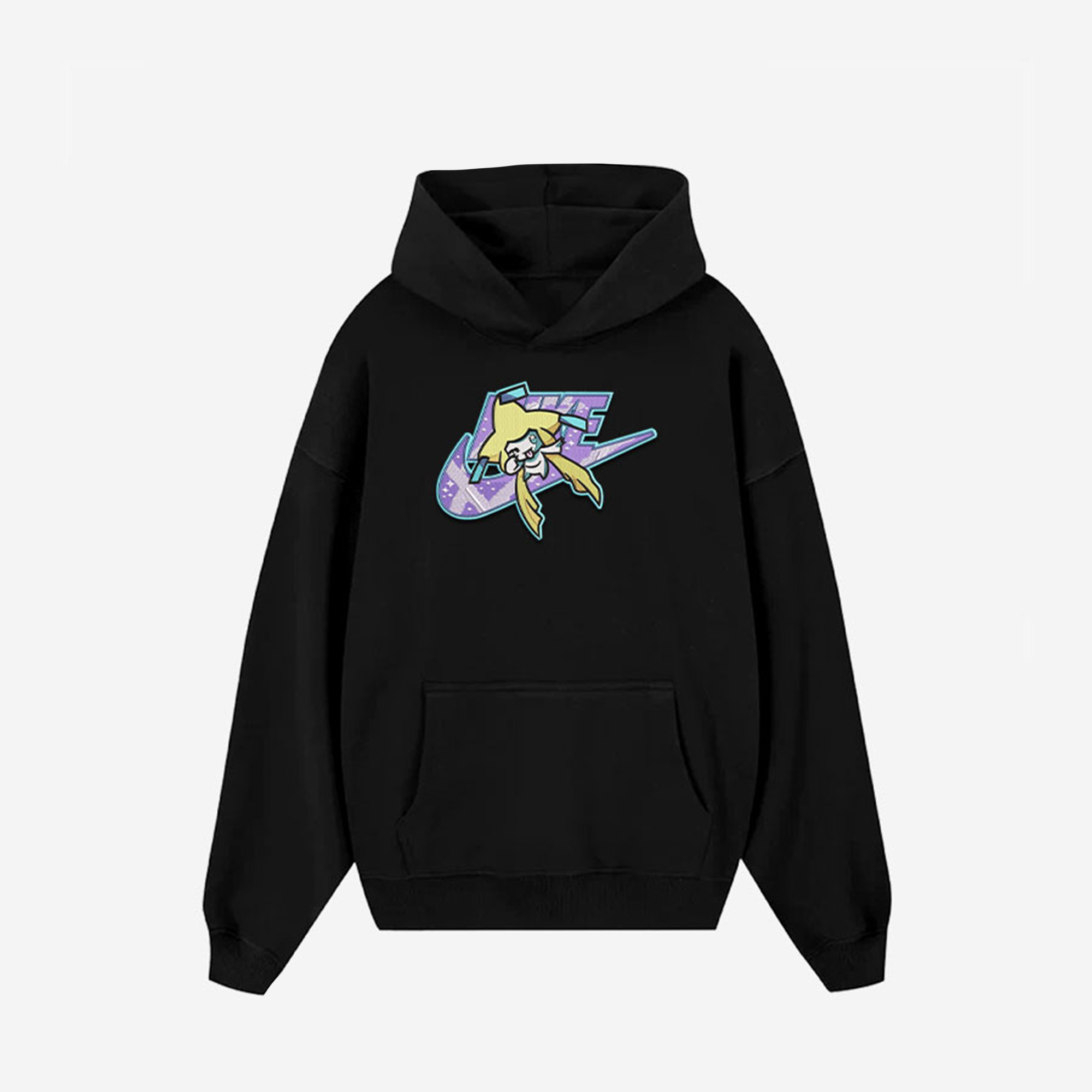 Unisex "Pokémon" Anime Embroidered Top