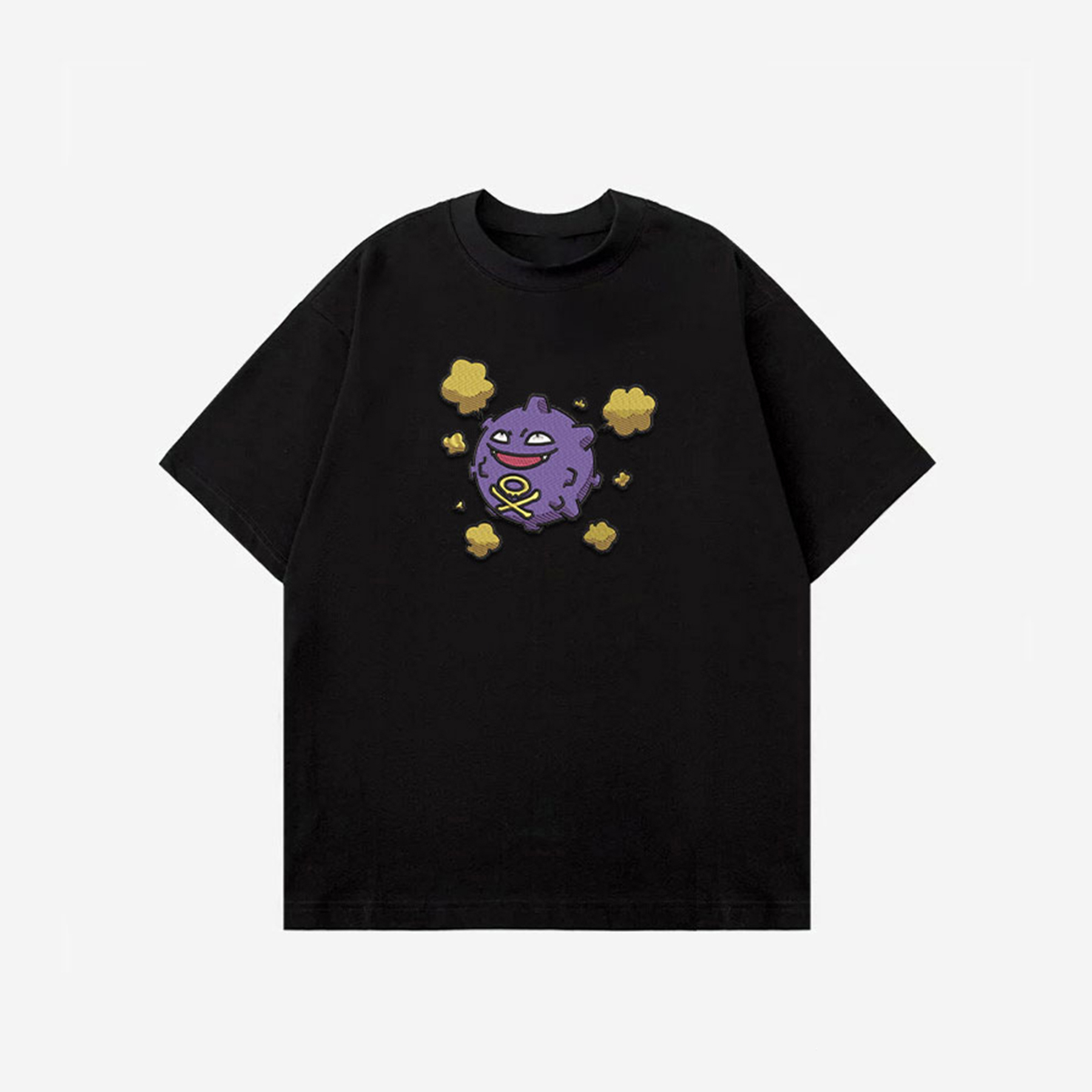 Unisex "Pokémon" Anime Embroidered Top