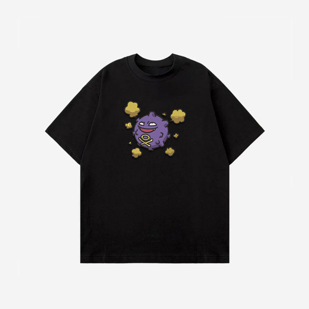 Unisex "Pokémon" Anime Embroidered Top
