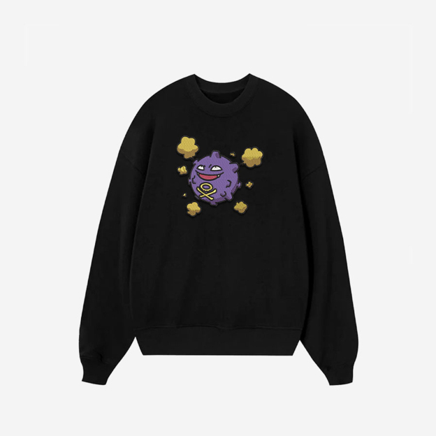 Unisex "Pokémon" Anime Embroidered Top