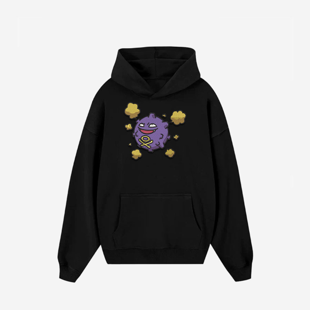 Unisex "Pokémon" Anime Embroidered Top