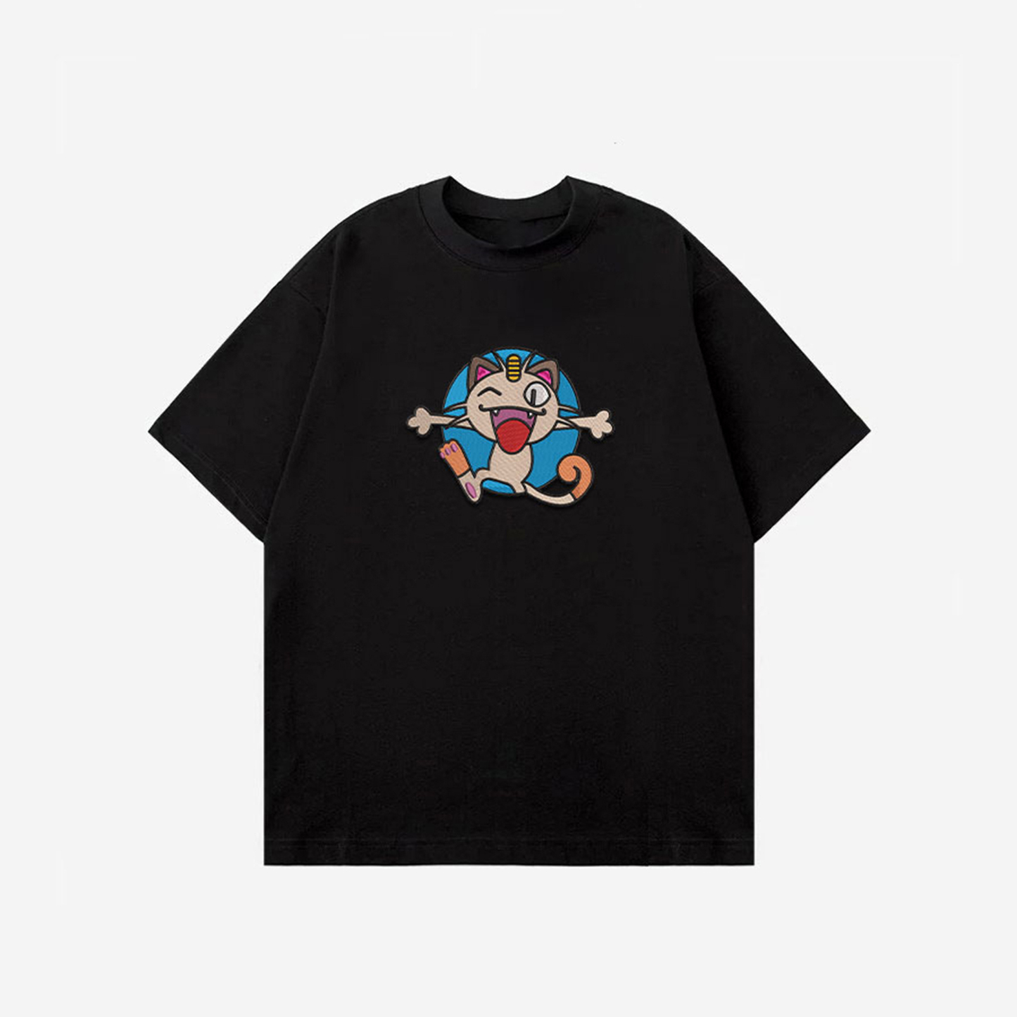 Unisex "Pokémon" Anime Embroidered Top