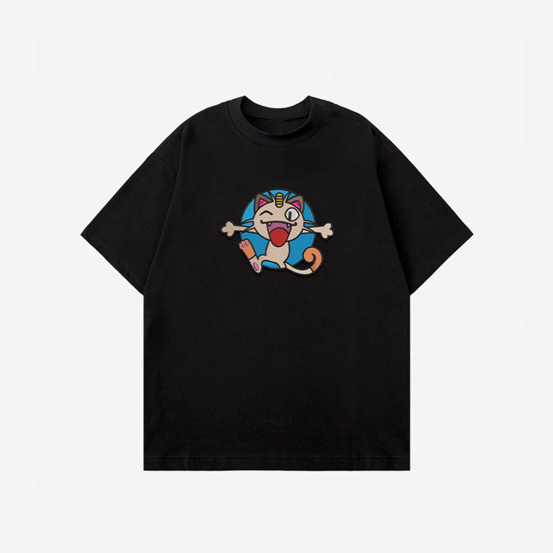 Unisex "Pokémon" Anime Embroidered Top