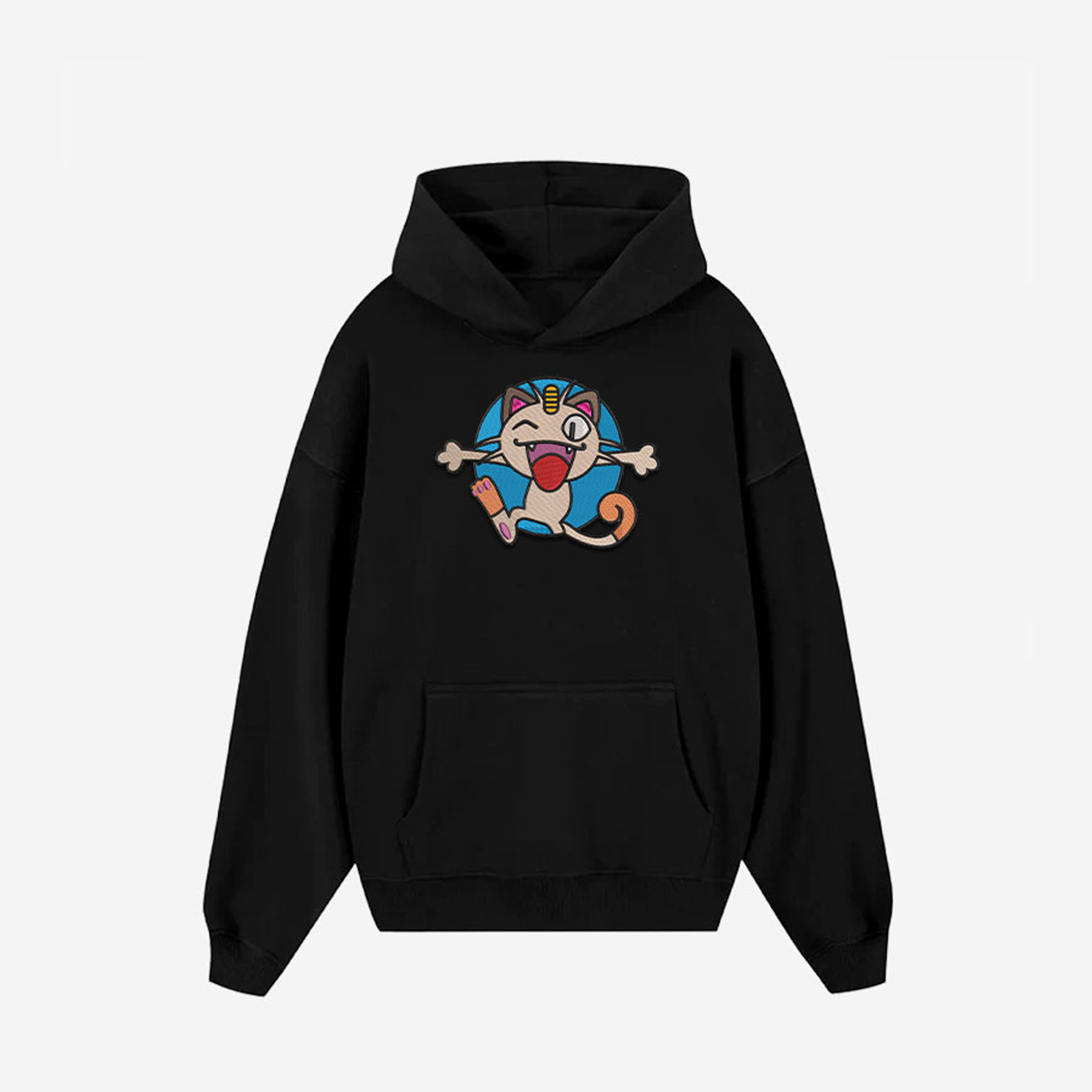 Unisex "Pokémon" Anime Embroidered Top