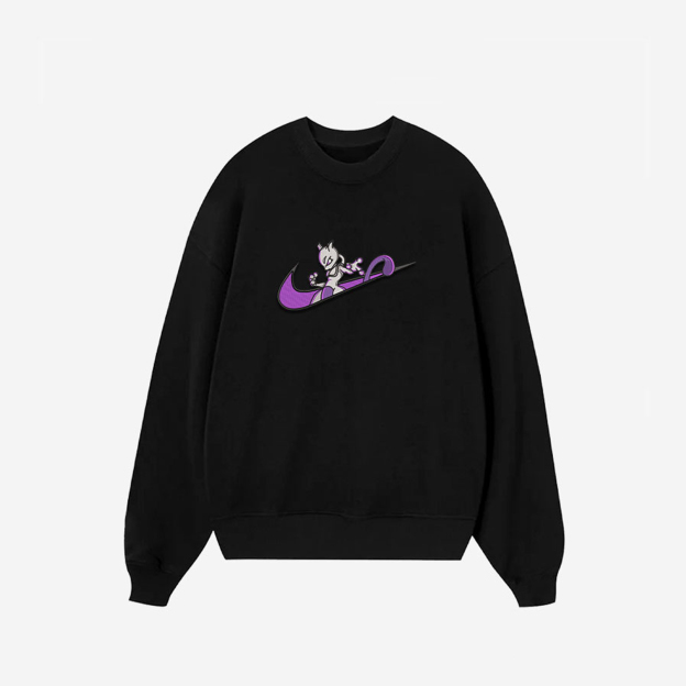 Unisex "Pokémon" Anime Embroidered Top