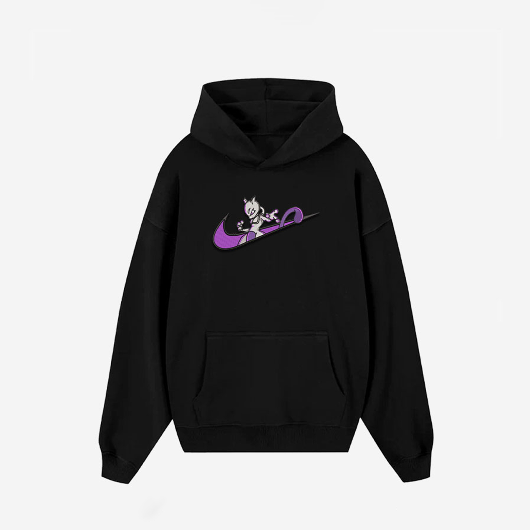 Unisex "Pokémon" Anime Embroidered Top