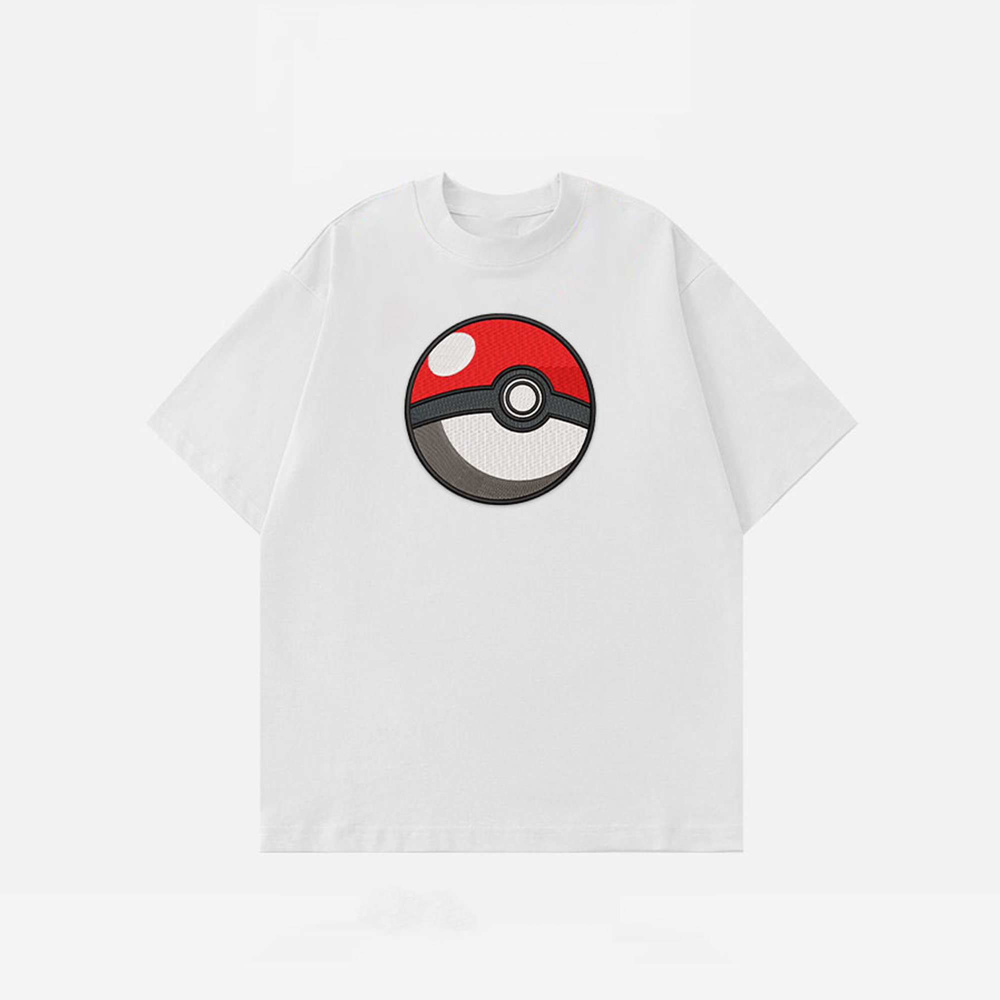 Unisex "Pokémon" Anime Embroidered Top