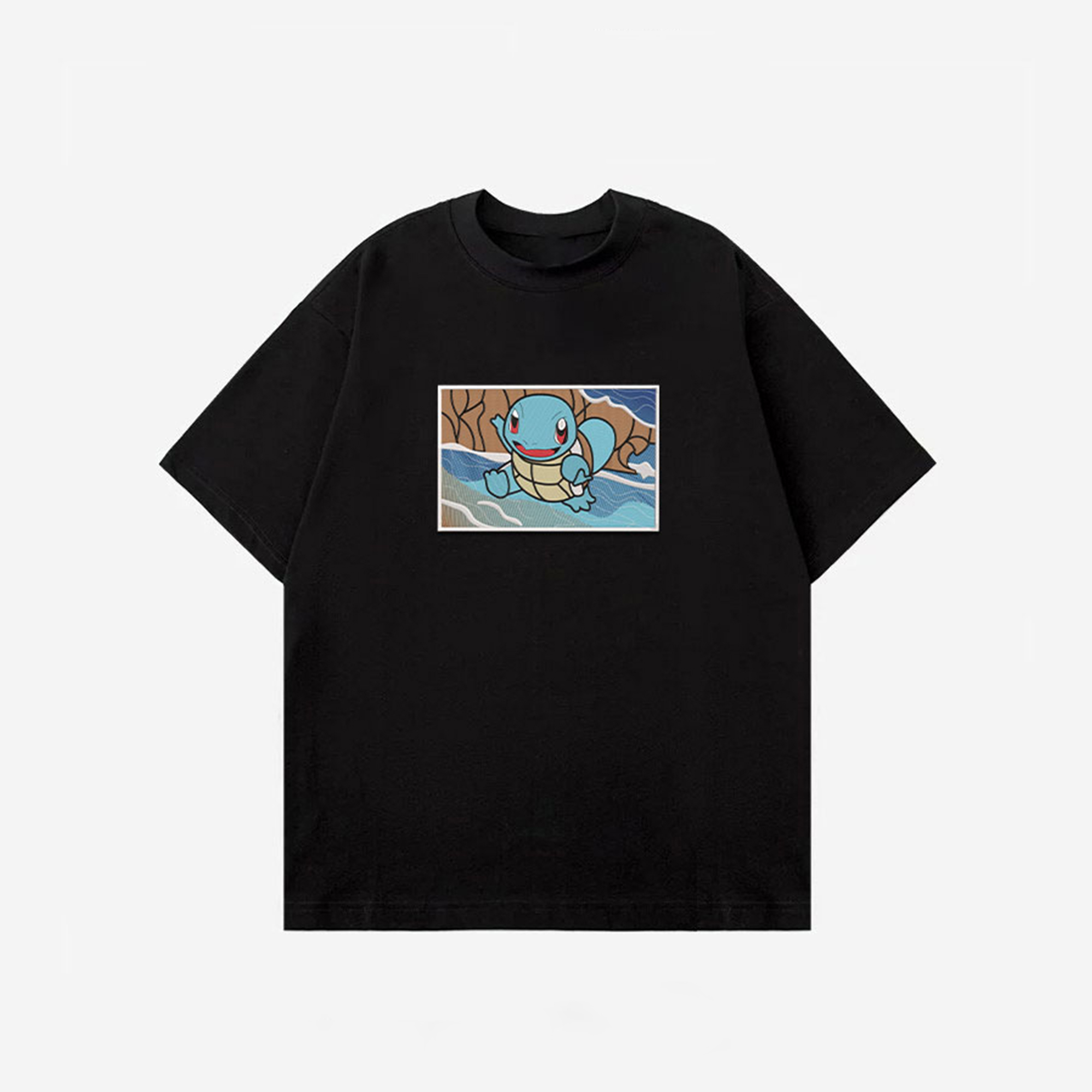 Unisex "Pokémon" Anime Embroidered Top