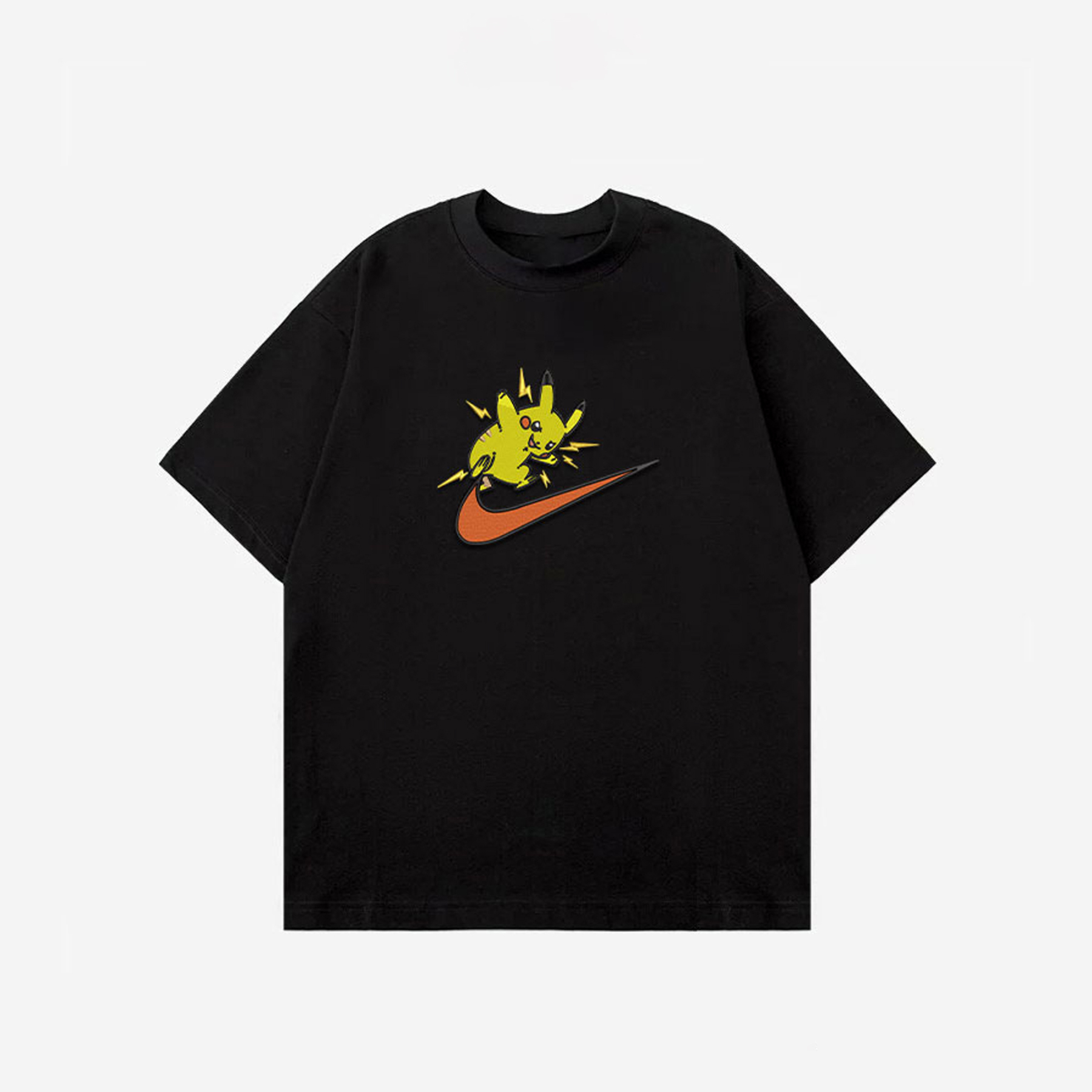 Unisex "Pokémon" Anime Embroidered Top