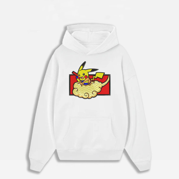 Unisex "Pokémon" Anime Embroidered Top