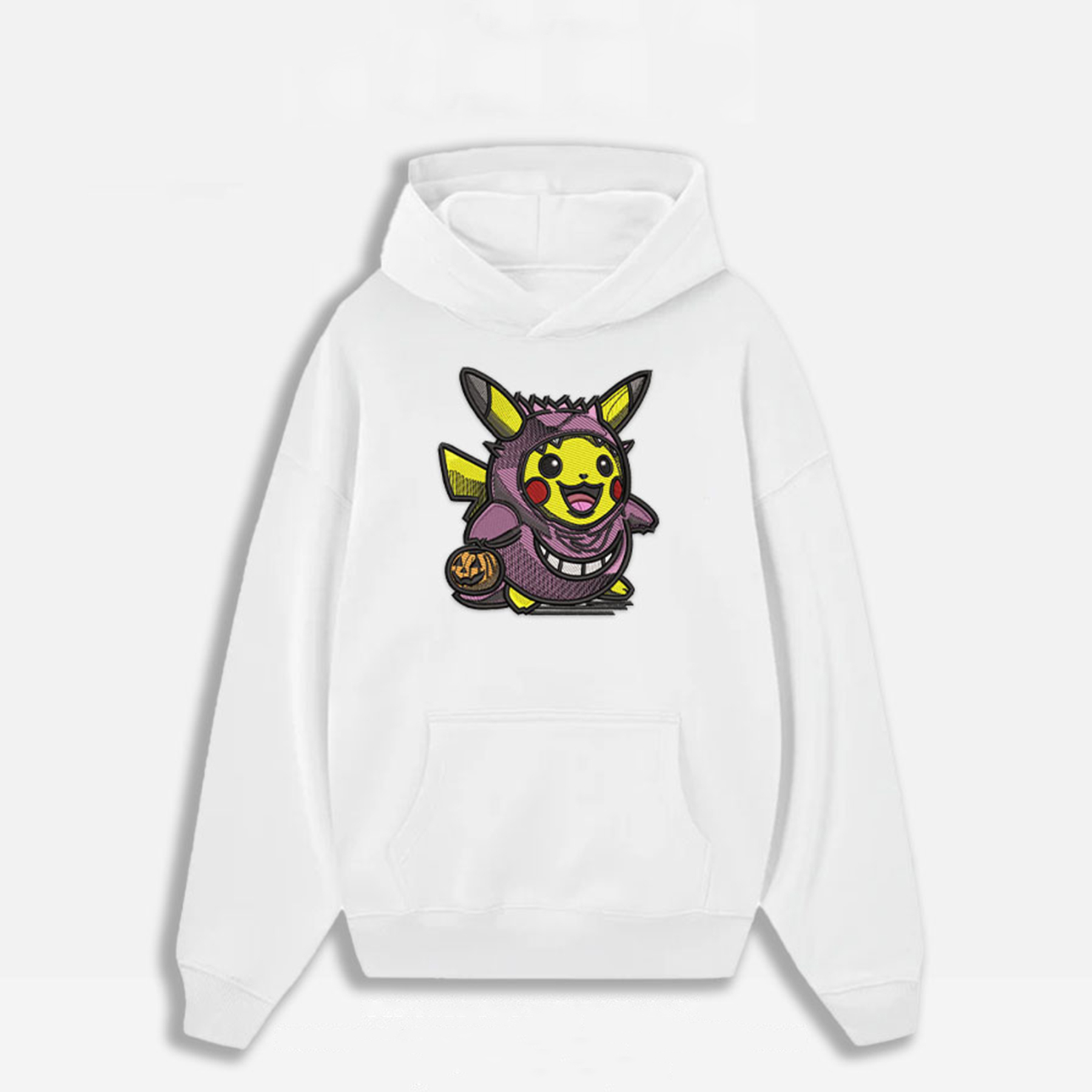 Unisex "Pokémon" Anime Embroidered Top