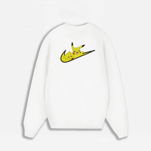 Unisex "Pokémon" Anime Embroidered Top