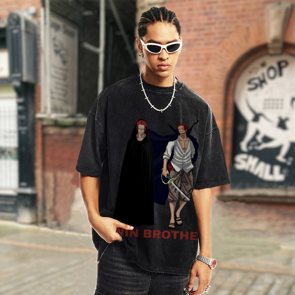 Unisex Vintage Washed T-Shirt| one piece-Teegamechanger