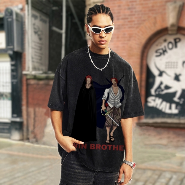 Unisex Vintage Washed T-Shirt| one piece-Teegamechanger