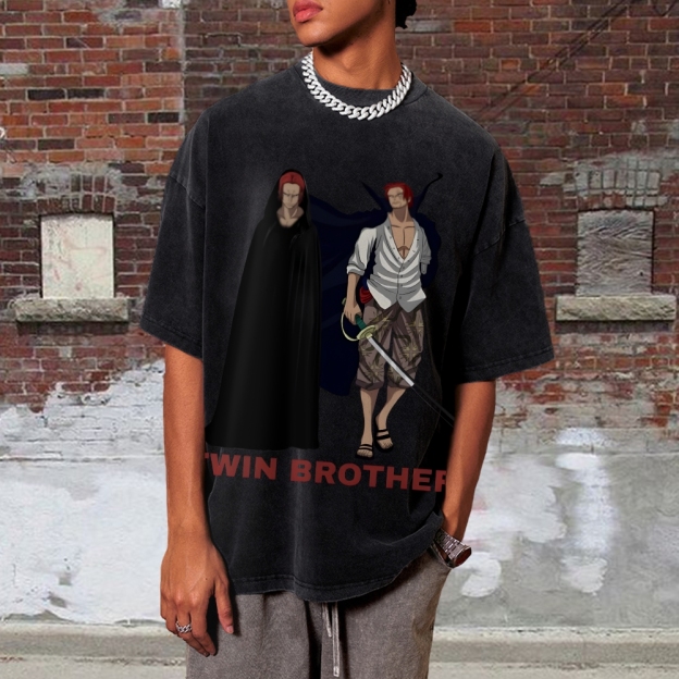 Unisex Vintage Washed T-Shirt| one piece-Teegamechanger
