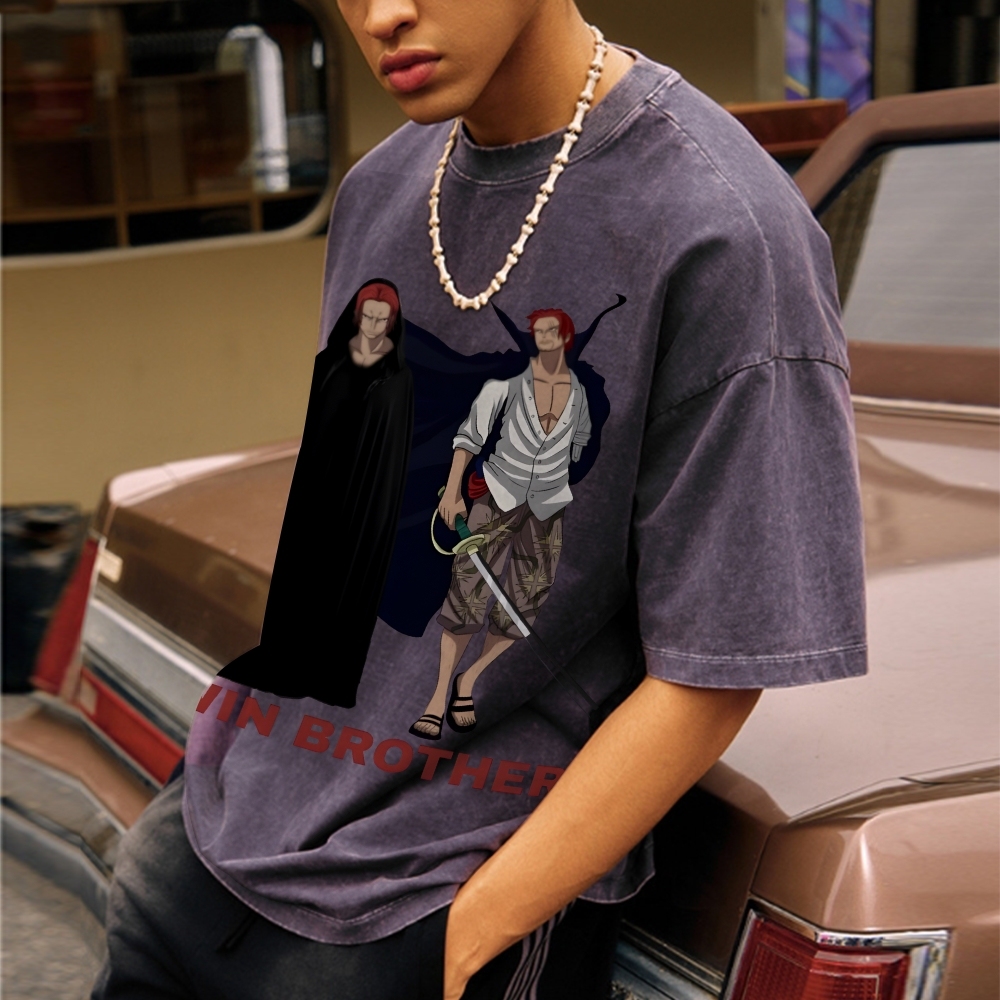 Unisex Vintage Washed T-Shirt| one piece-Teegamechanger