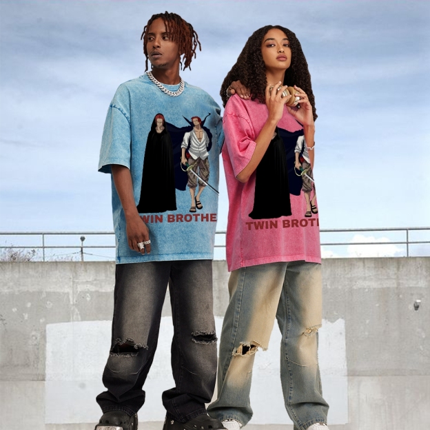 Unisex Vintage Washed T-Shirt| one piece-Teegamechanger