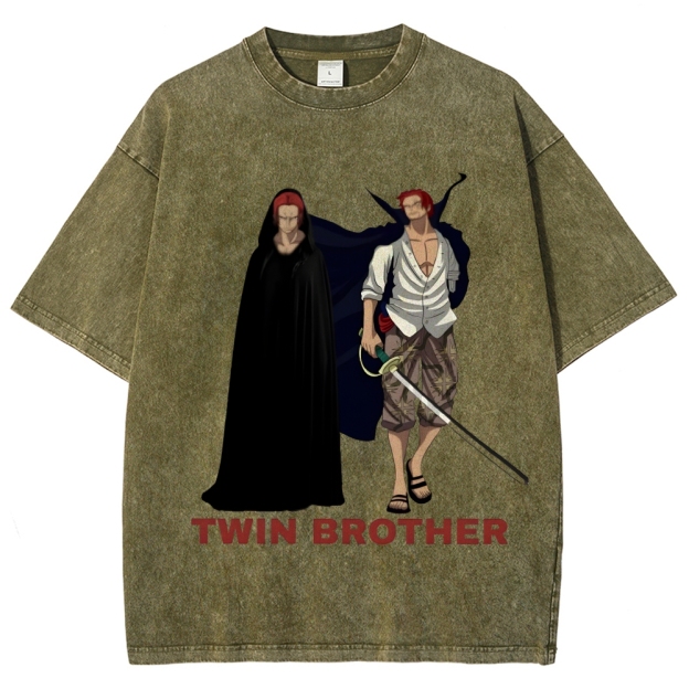 Unisex Vintage Washed T-Shirt| one piece-Teegamechanger