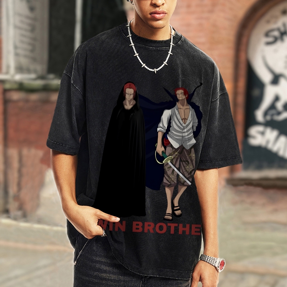 Unisex Vintage Washed T-Shirt| one piece-Teegamechanger