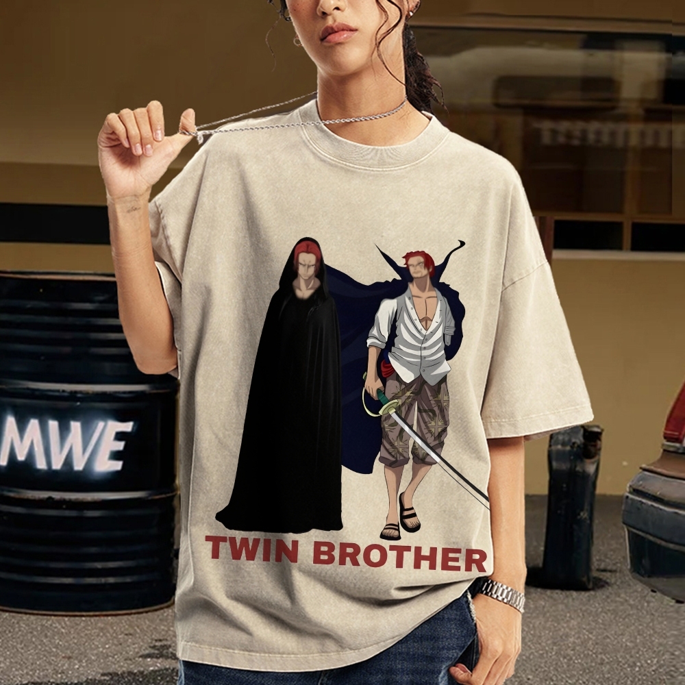 Unisex Vintage Washed T-Shirt| one piece-Teegamechanger