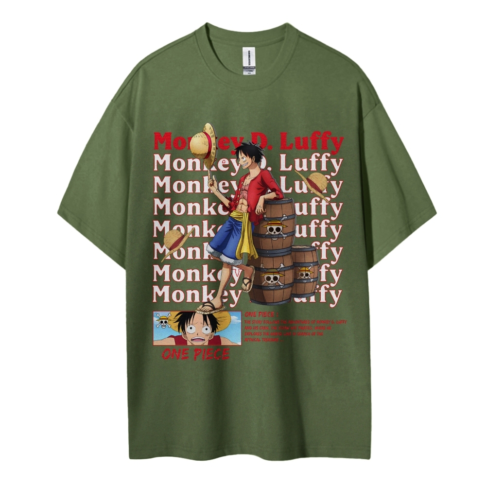 Luffy Oversized T-Shirt |One Piece-Teegamechanger