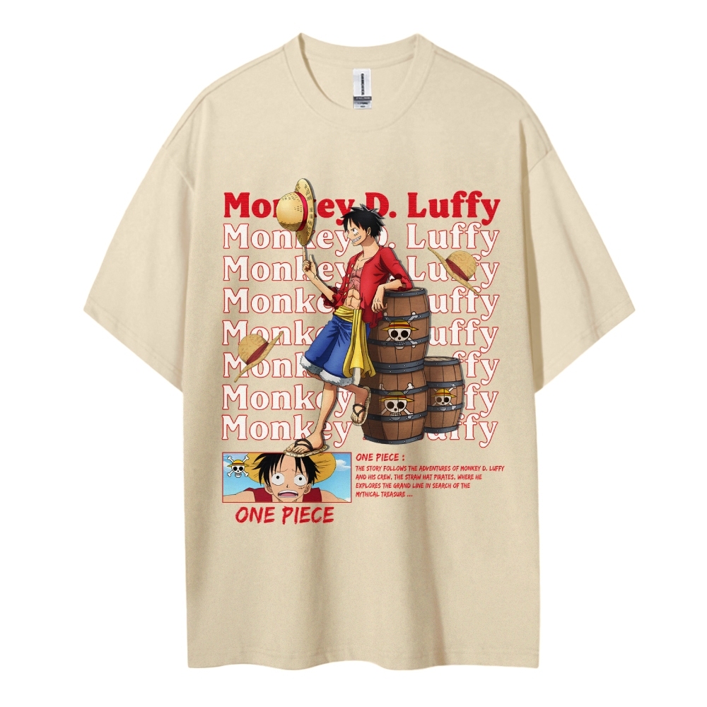 Luffy Oversized T-Shirt |One Piece-Teegamechanger