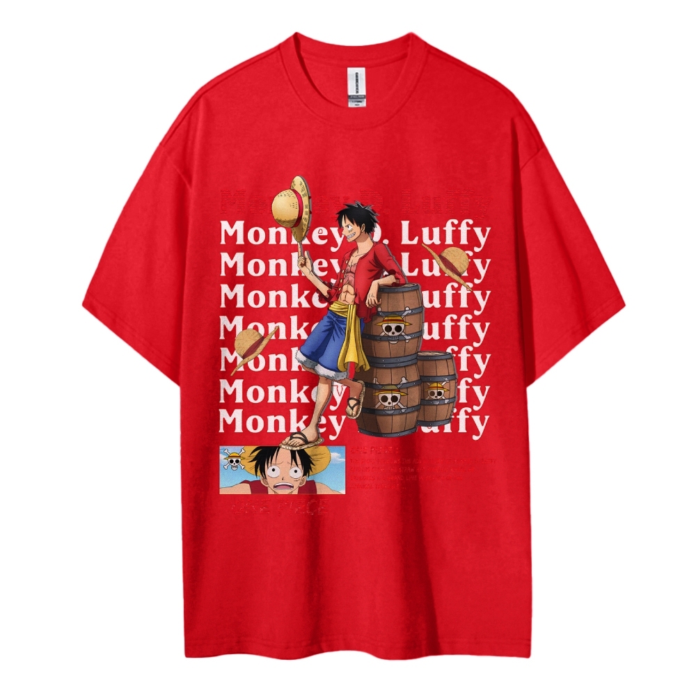 Luffy Oversized T-Shirt |One Piece-Teegamechanger